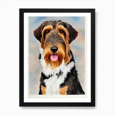 Otterhound 3 Watercolour Dog