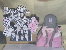 Birthday Cake Topper Army Girl