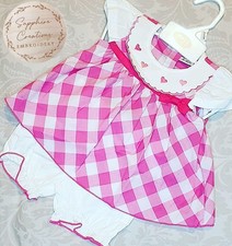 Hot Pink Chequered Dress