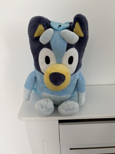Bluey plushie backpack - bluey,