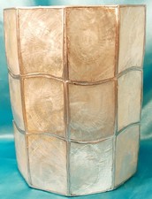  Vintage White Capiz Shell