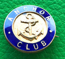 ANCHOR CLUB ENAMEL BADGE