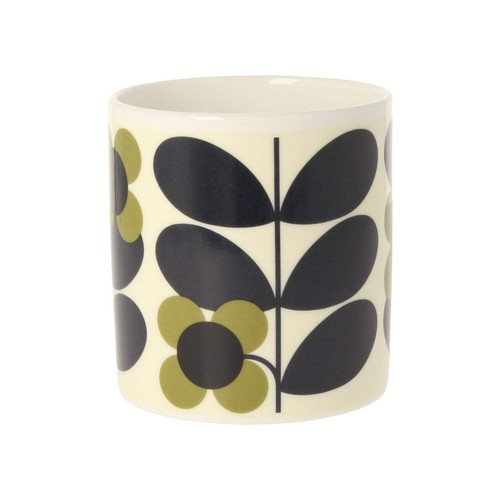Orla kiely bloom green mug - green,
