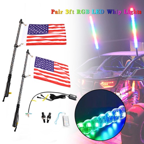 3ft rgb led whip - 3ft,
