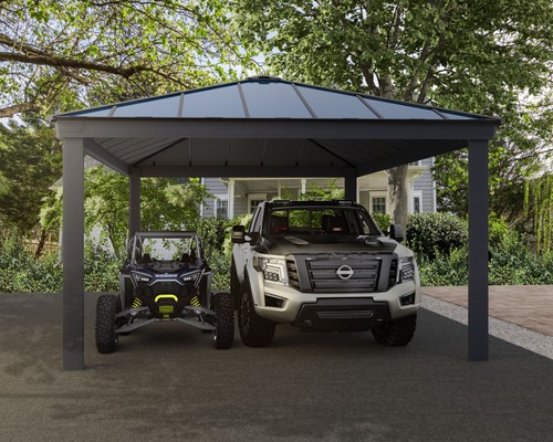 Double carport 2x6m - carport, canopy