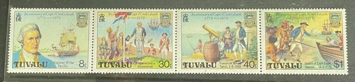 Tuvalu 1979 captain cook - captain, set