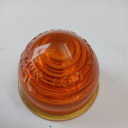 Indicator amber light - amber, lens