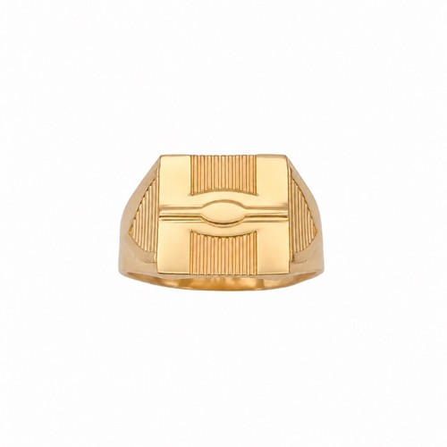 22ct yellow gold geometric - 22ct,