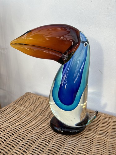 Murano toucan italian colorful - murano,