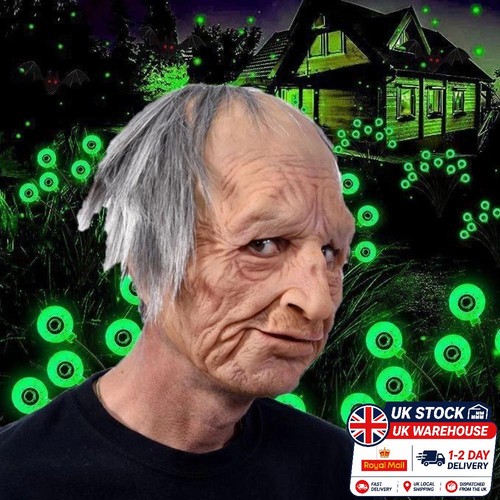 Halloween old man mask - mask, latex