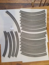 HORNBY R605 1st RADIUS DOUBLE CURVE. STEEL TRACK. USED. GOOD CONDITION.