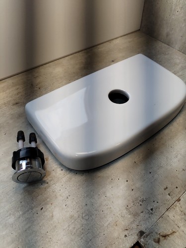 Toilet cistern lid - toilet, ideal