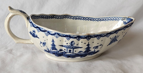 Charming antique blue white - blue, &