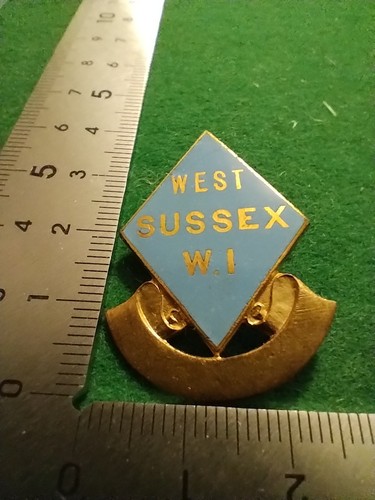 Vintage west sussex enamel - sussex, w.i
