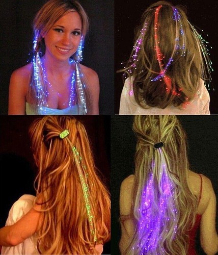 Led hair extensions - led, girls