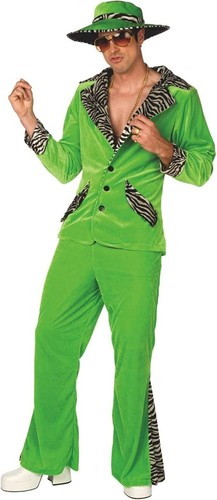 Mens green pimp daddy fancy - pimp,