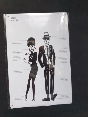 Tone couple metal sign - tone,