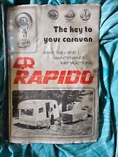 Rapido Exportmatic Folding Caravan 1987 In poor Condition