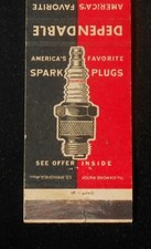 1940s Champion Spark Plugs Novelty Charm Bracelet Offer Company Toledo OH Lucas 