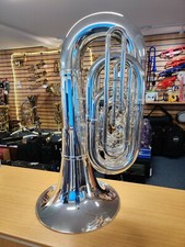 King 1141 BBb Marching Tuba - Silver (new instrument, fully prepared)