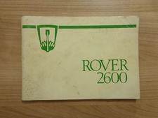 Rover 2600 Owners Handbook/Manual 