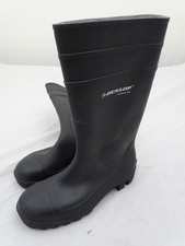 Dunlop Steel Toe Cap Wellington Boots Black Wellies DUNLOPAN