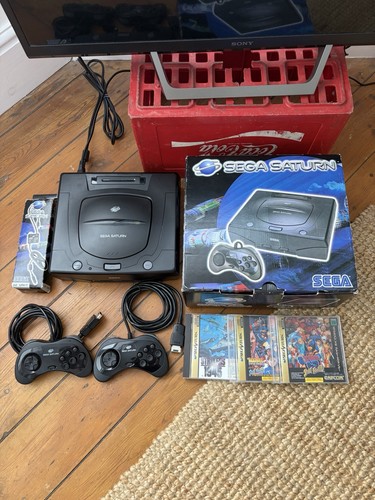Boxed sega saturn - sega, with