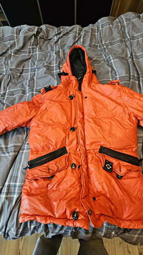 Strum marine down orange - down,