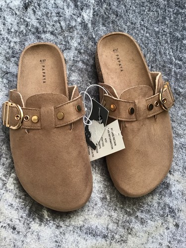 Matalan boston clogs chestnut - matalan,