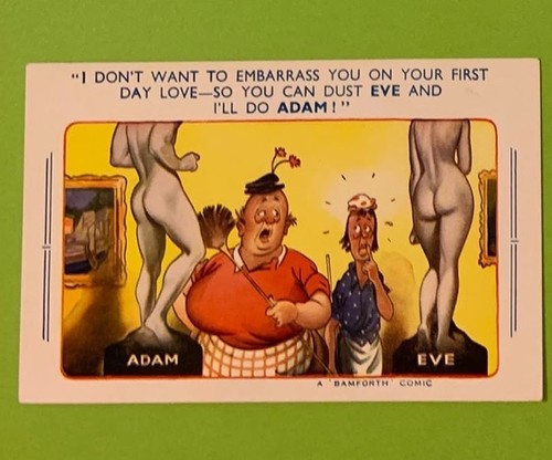 1961 bamforth comic - bamforth, postcard