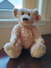 Simply Soft Collection Jointed Curly Teddy Bear Keel Toy Company 16" Tall