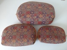 Premium Cork Cosmetic Bag Set