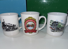 Set Of 3 Vintage Train Railway