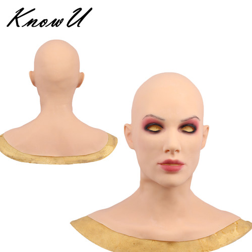 Stock silicone female face - uk,