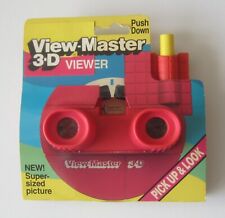 Model M Red Color Push Button ViewMaster Viewer and Demo Reel New in Packaging
