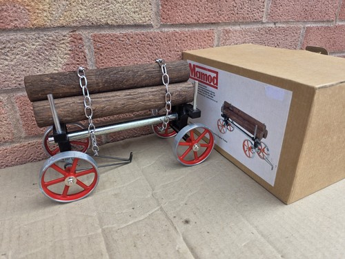 Mamod steam engine - log, trailer