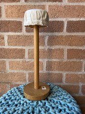Vintage Wooden Hat Stand Display 