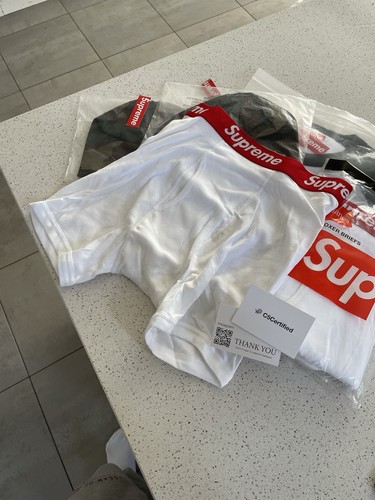 Supreme white boxer short - supreme,