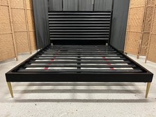 Swoon Katana King Size Bed, Mango Wood, Black RRP999