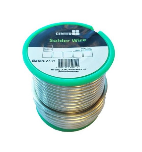 Center lead free - solder, wire