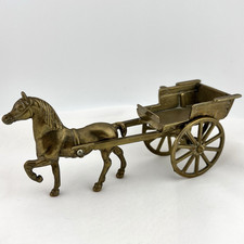 Vintage Brass Work Horse Cart