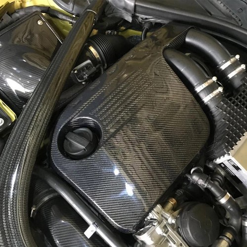 Carbon fibre engine cover - engine,