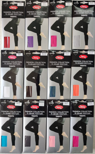 Silky denier footless - denier,
