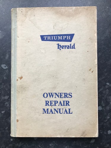 Triumph herald owners repair - owners,