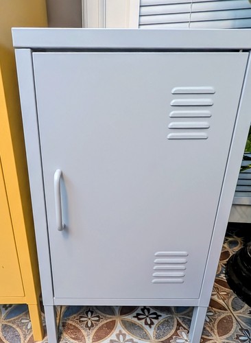 Habitat grey bedside locker - bedside,