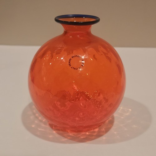 Small orange venini monofiori - venini,