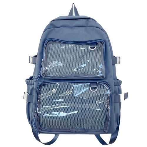 School bag with clear - school,