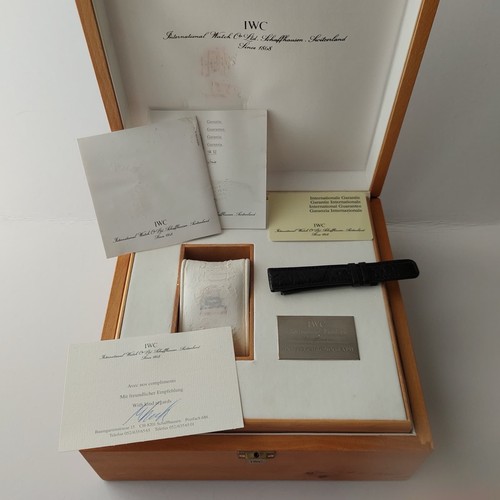 Vintage iwc watch box with - vintage,