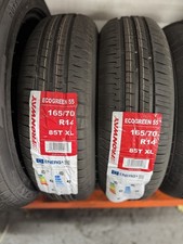2x 165/70/14 BUDGET TYRES