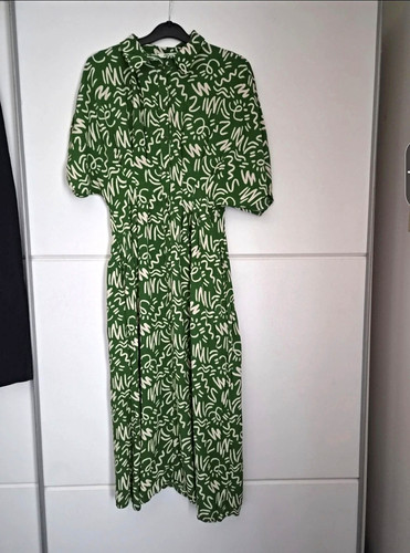 Zara abstract print collared - abstract,